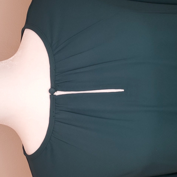 πHPπAnn Taylor NWT Size Med Green Long Sleeve Top w/ Front Button Detail! π - Picture 5 of 13